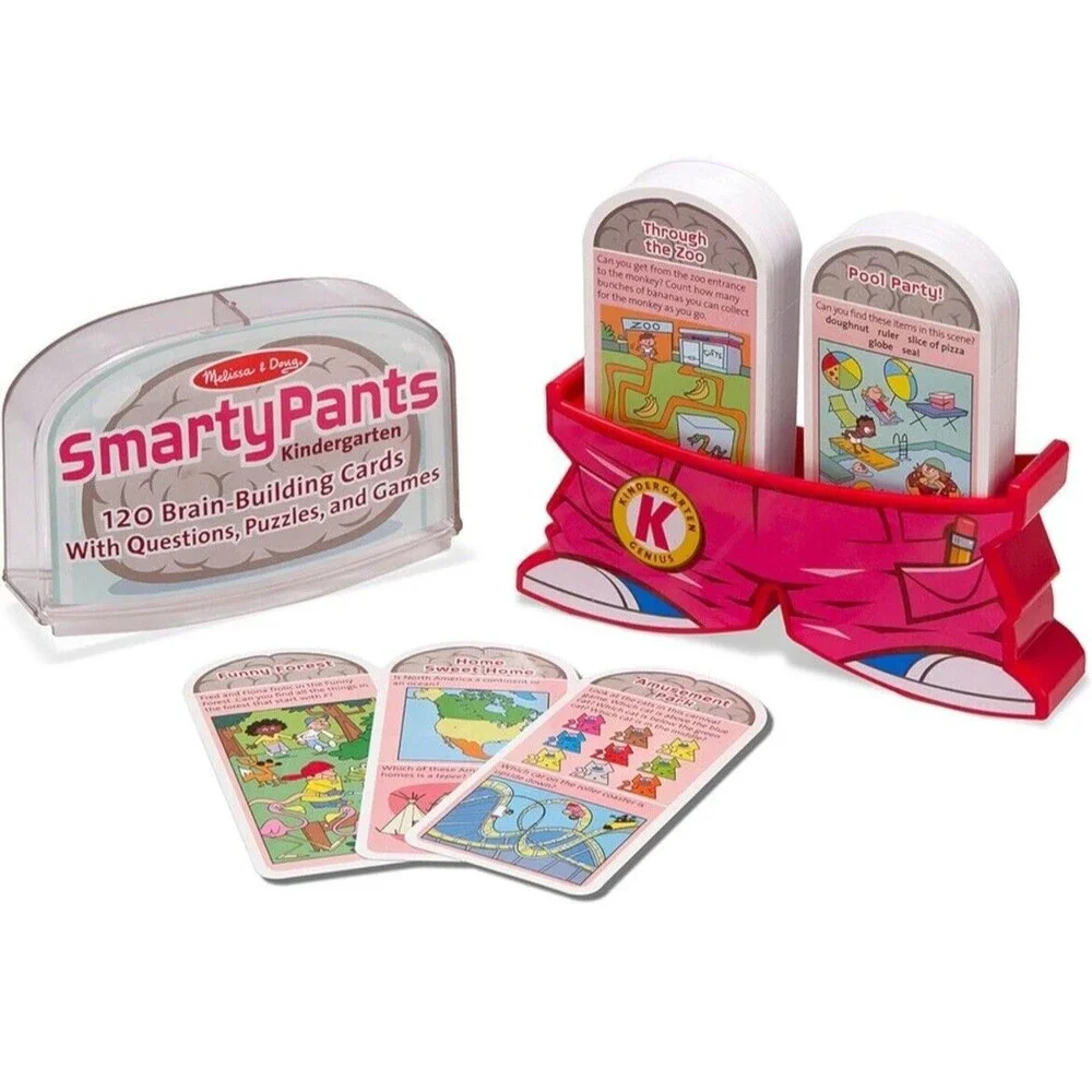 Melissa & Doug Smarty Pants Kindergarten 120 Brain-Building Cards Education Game